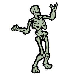 Skeleton Cheer Emote