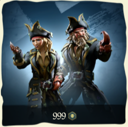 Davy Jones Cursed Costume Set