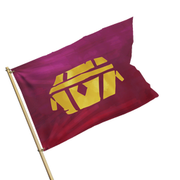 Chest of Riches Gold Seeker Flag