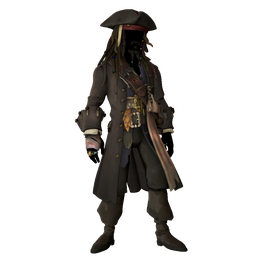 Captain Jack Sparrow Classic Costume (Beard)