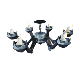 Obsidian Captain's Chandelier