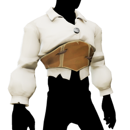 Cream Cinched Shirt