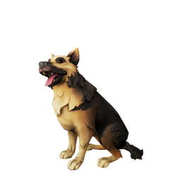 Saddleback Alsatian