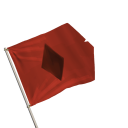 Red Resolute Flag