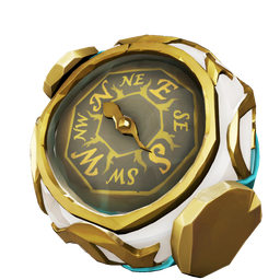 Gilded Phoenix Compass