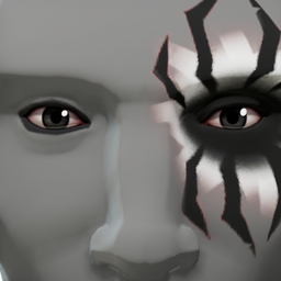 Face of Fear Makeup