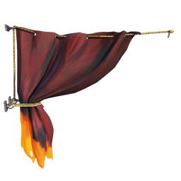 Captain's Drapes of the Ashen Dragon