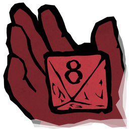 Roll a D8 Emote