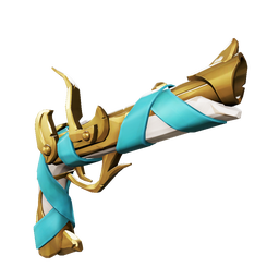 Gilded Phoenix Pistol
