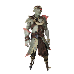 Shrouded Ghost Hunter Costume (White-Skinned)