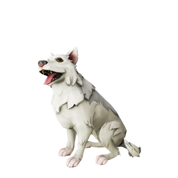 Snowy Alsatian