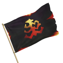 Roaring Flame Servant Flag