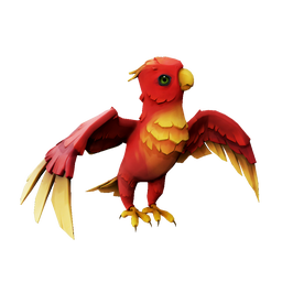 Scarlet Storm Parakeet