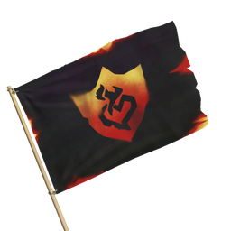 Burning Heart Servant Flag