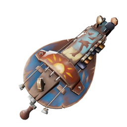 Decorated Hurdy Gurdy