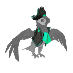 Parakeet Ghost Outfit