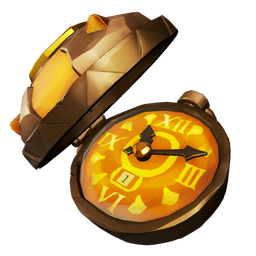 Golden Chaser Pocket Watch