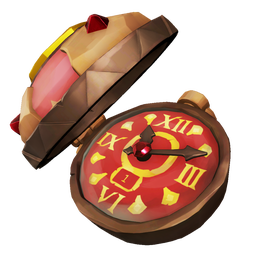 Flaming Jackal Pocket Watch