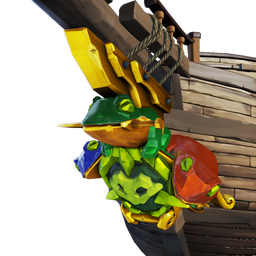 Collector's Fightin' Frogs Figurehead
