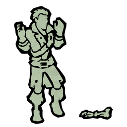 Skeleton Arm Stamp Emote