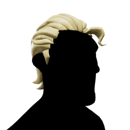 Silver Coin Slick Hair