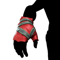 Eastern Winds Ruby Silken Gloves