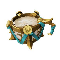 Gilded Phoenix Drum