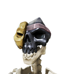 Obsidian Shattered Mask Skull