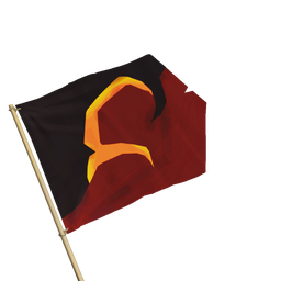 Smouldering Pegasus Flag