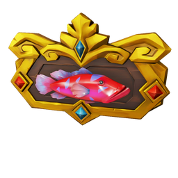 Ruby Splashtail Plaque