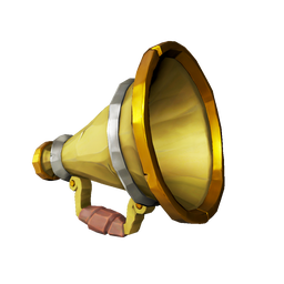 Refined Gold Speaking Trumpet