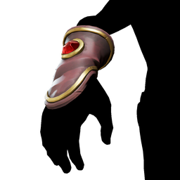 Eastern Winds Ruby Bejewelled Gloves