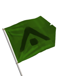 Green Resolute Flag