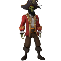 LeChuck Costume (Skeletal form with beard)