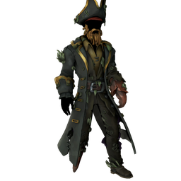 Davy Jones Cursed Costume (Beard)