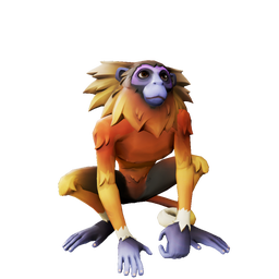 Dark Ember Marmoset